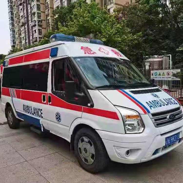 景县长途救护车护送病人返乡